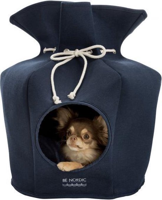 Trixie be nordic hondenmand relax iglo blauw 40x40x56 cm
