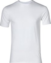 Jac Hensen T-shirt Rond - Extra Lang - Wit - XXL