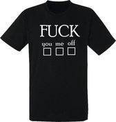 F*CK me, you, off heren t-shirt | funny | cadeau | grappig | maat L