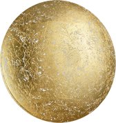 LED Wandlamp - Wandverlichting - Trion Cuno - 8W - Warm Wit 3000K - Rond - Mat Goud - Aluminium - BES LED