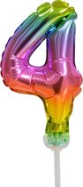 Helium cijfer ballon 4