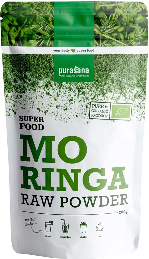 Purasana Moringa poeder/poudre vegan bio (200g)