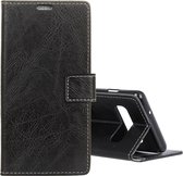 Retro Crazy Horse Texture Horizontale Flip Leather Case voor Samsung Galaxy S10 Plus, met houder & kaartsleuven & fotolijst (zwart)