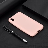 Voor Huawei Honor 8S Candy Color TPU Case (roze)