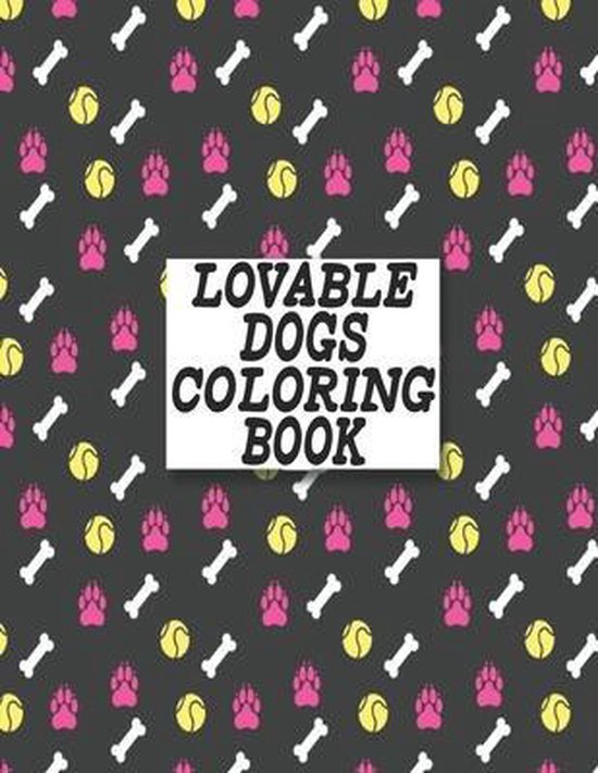 Lovable Dogs Coloring Book, Mda World 9798654706263 Boeken