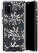 Selencia Zarya Fashion Extra Beschermende Backcover Samsung Galaxy A41 hoesje - Palmtree