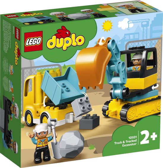Product: LEGO DUPLO Truck & Graafmachine met Rupsbanden - 10931, van het merk LEGO