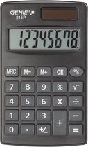Genie 215 P calculator Pocket Basisrekenmachine Zwart
