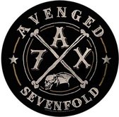 Avenged Sevenfold Rugpatch A7X Zwart