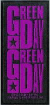 Green Day Patch Purple Logo Zwart/Paars