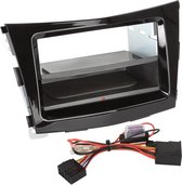 2-DIN Paneel Inbay® Ssangyong Tivoli 2015-2019 Kleur: Piano Zwart