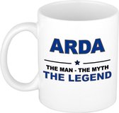 Arda The man, The myth the legend cadeau koffie mok / thee beker 300 ml