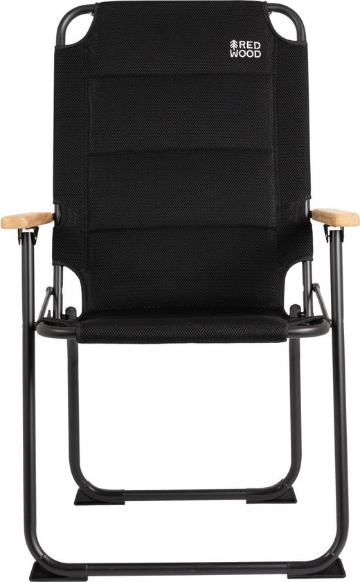 Redwood Bronte Bamboo 3D XL Stoel - Camping klapstoel opvouwbaar - Black van Redwood — afbeelding 3