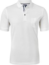 OLYMP modern fit poloshirt - wit -  Maat: S