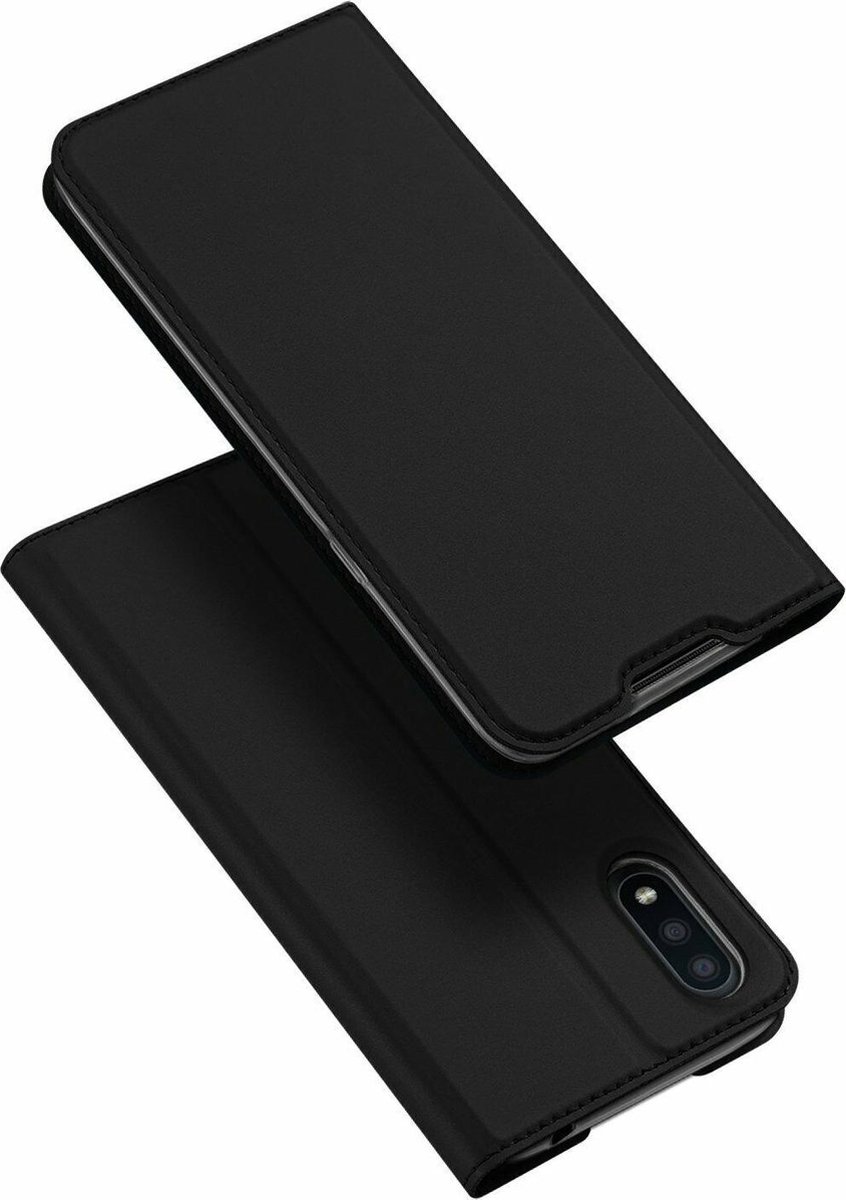 Hoesje geschikt voor Samsung Galaxy A01 Ultra - dux ducis skin pro book case - zwart