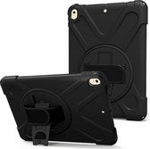 iPad Air 2 Cover - Hand Strap Armor Case - Zwart