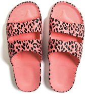 Freedom Moses "Slippers Leo Pink Martini" Roze met print - 32-33