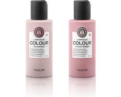 Maria Nila Luminous Colour Travel Care Set (Shampoo 100ml + Conditioner 100ml)
