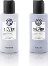 Maria Nila Sheer Silver Travel Set (Shampoo + Conditioner)