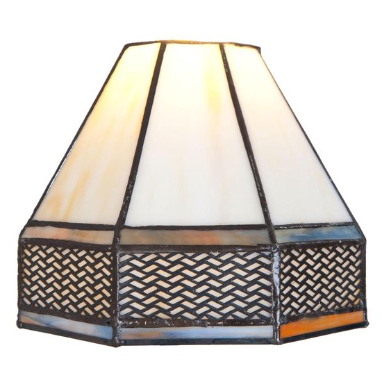 Lampenkap | Ø 17*14 cm | Geel | Glas in lood | Art Deco | LumiLamp |  5LL-5819 | bol.com
