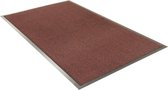 Wash & Clean "budget" schoonloop vloerkleed / mat, kleur "Chili Red", 150 cm x 90 cm.