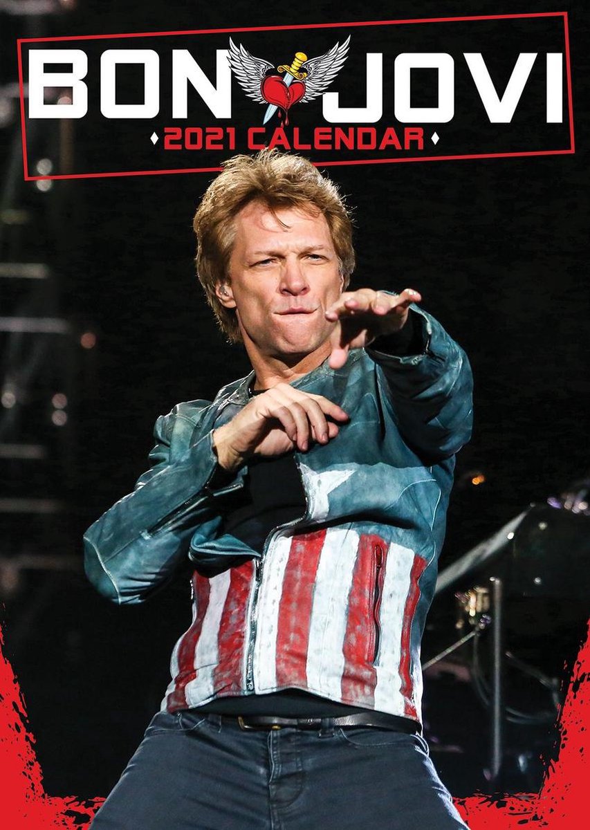 Calendrier Bon Jovi 2021 A3 | bol.com