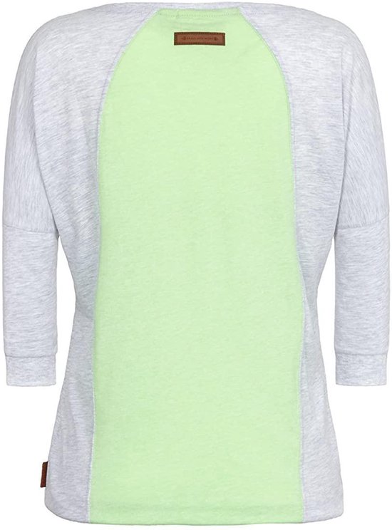 NAKETANO - T-shirt - Lime/grijs | bol.com