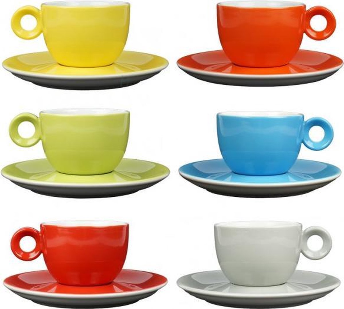70'S Retro Kop En Schotels Jaren 70 Koffie Kopjes | Servies | Vintage