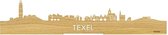 Standing Skyline Texel Eikenhout - 40 cm - Woondecoratie design - Decoratie om neer te zetten - WoodWideCities