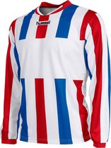 hummel Madrid Shirt lm Sportshirt - Blanc - Taille XL