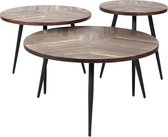 Davidi Design Teca Salontafel Set Rond
