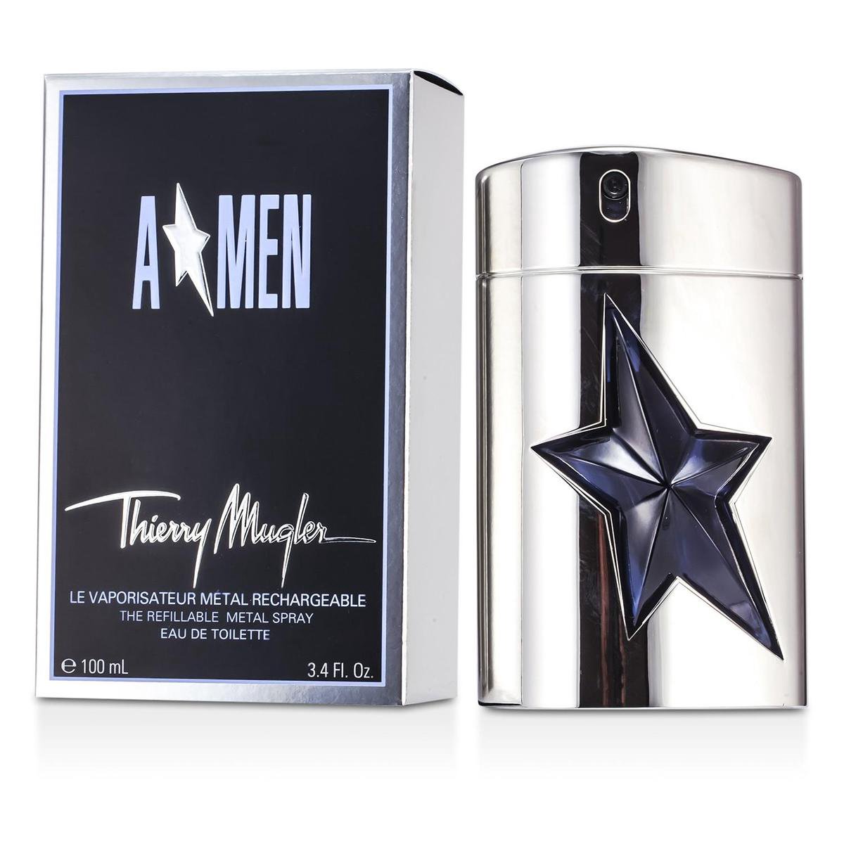Thierry Mugler A * Men Metal Rechargeable - 100 ml - Eau de Toilette | bol