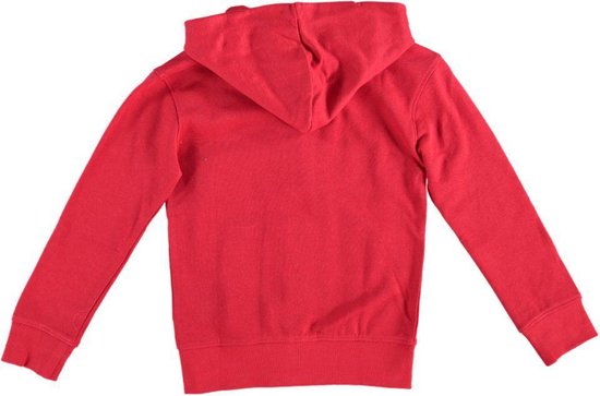 bol.com | Tommy hilfiger rood sweatvest hoodie - jongen - Maat 164