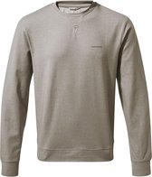 Craghoppers Sweater Tilpa Heren Polyester/katoen Lichtgrijs Maat M