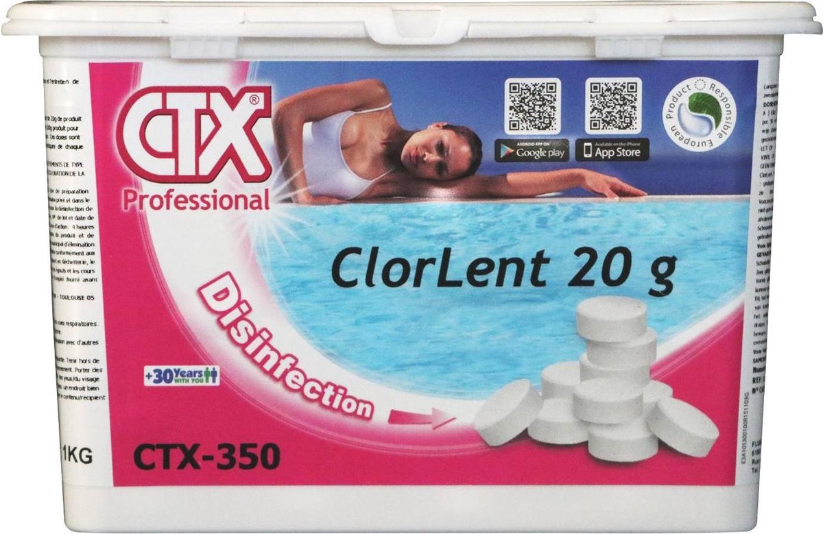 Chloortabletten 20g - 1 kg (CTX-350)