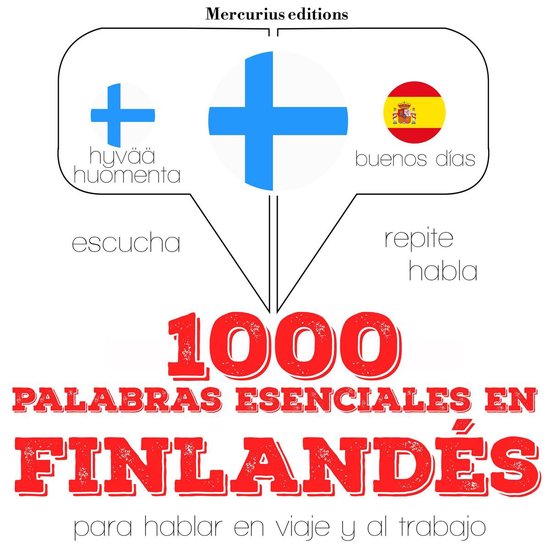 1000 palabras esenciales en finlandés - cover