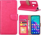 Huawei Nova 4 - Bookcase Roze - portemonee hoesje