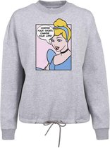 Disney Cinderella Sweater/trui -XL- Cinderella Change Your Shoes Crew Grijs