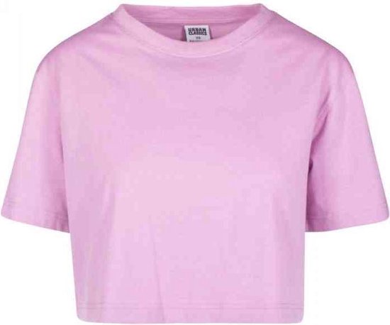 Tshirt Femme Urban Classics -L- Short oversize Rose