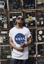 Urban Classics NASA Heren Tshirt -3XL- NASA Wit