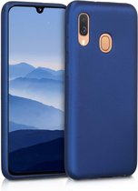 silicone case Samsung Galaxy A40 - blauw