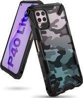 Ringke Fusion X Huawei P40 Lite Hoesje Transparant / Zwart