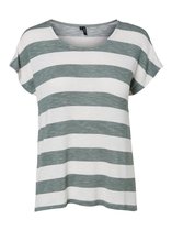 VERO MODA VMWIDE STRIPE S/L TOP GA NOOS Dames Top  - Maat M