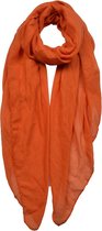 Melady Sjaal Dames Effen 80*180 cm Oranje Synthetisch Shawl Dames Sjaal