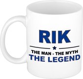 Rik The man, The myth the legend cadeau koffie mok / thee beker 300 ml
