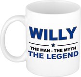 Willy The man, The myth the legend cadeau koffie mok / thee beker 300 ml