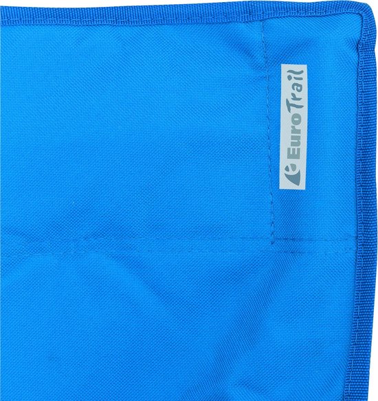 Eurotrail Campingstoel / strandstoel St. Tropez - Blauw van Eurotrail — afbeelding 4