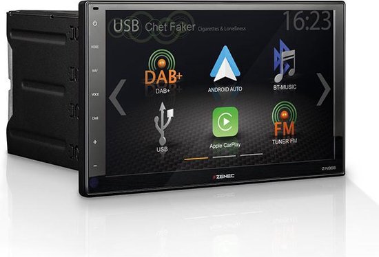 Zenec Z-N966 autoradio - 2DIN - 9 INCH - Apple CarPlay - Android Auto bol.com