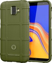 Full Coverage Shockproof TPU Case voor Samsung Galaxy J6 + (Groen)