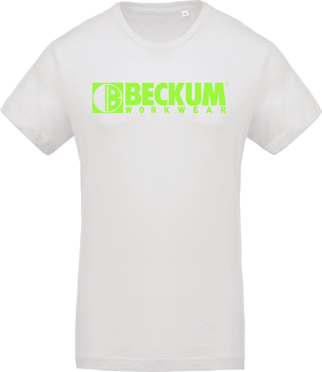 Beckum Workwear EBTS04 T-shirt met logo Wit M